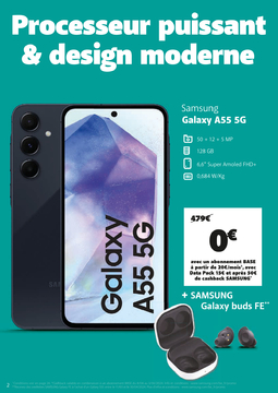 Offre: Samsung Galaxy A55 5G