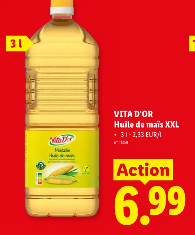 Offre: Huile de maïs XXL