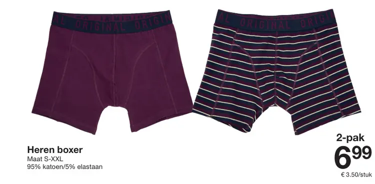 Aanbieding: Heren boxer