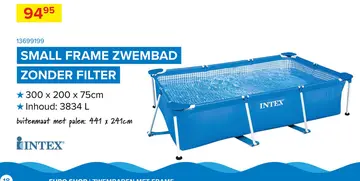 Aanbieding: SMALL FRAME ZWEMBAD