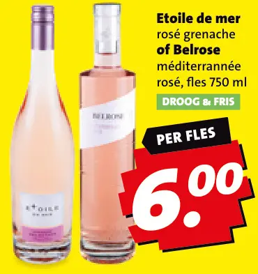 Aanbieding: Etoile de mer rosé grenache of Belrose