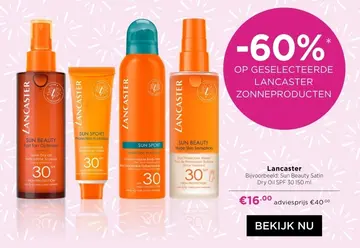 Aanbieding: Sun Beauty Satin Dry Oil SPF 30