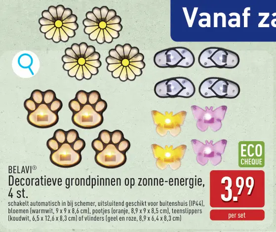 Promotie: Decoratieve grondpinnen op zonne-energie