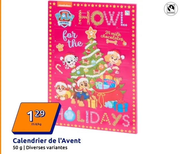 Offre: Calendrier de l'Avent