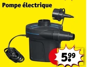 Offre: Pompe électrique