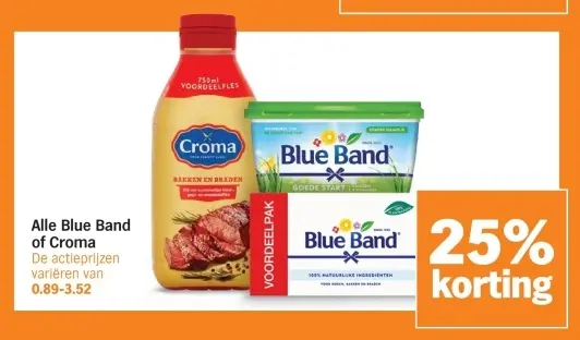 Aanbieding: Alle Blue Band or Croma