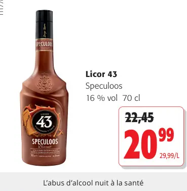 Offre: Licor 43 Speculoos