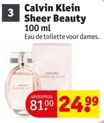 Aanbieding: Calvin Klein Sheer Beauty