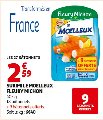 Promotie: Surimi le moelleux