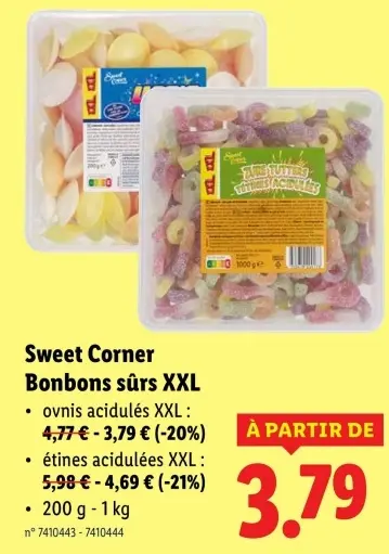 Offre: Bonbons sûrs XXL
