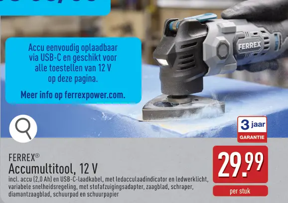 Promotie: Accumultitool, 12 V