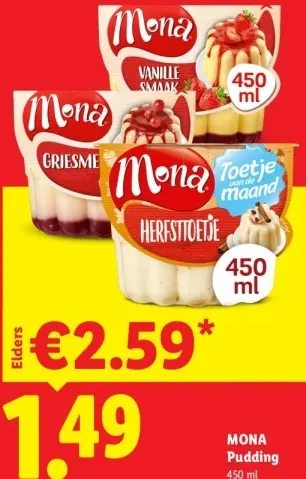 Aanbieding: Pudding