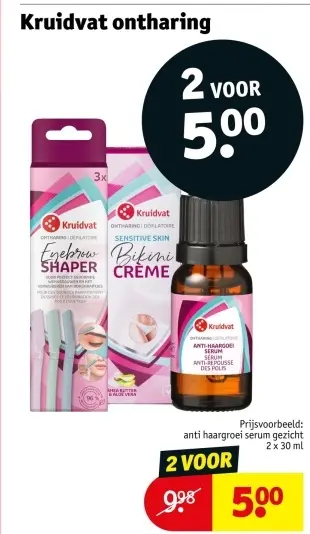 Aanbieding: Kruidvat ontharing