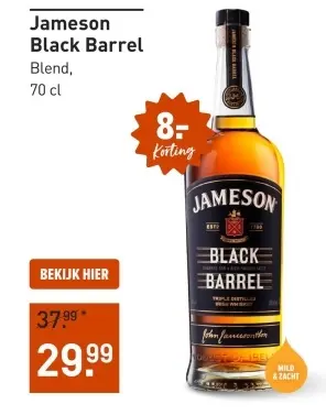 Aanbieding: Jameson Black Barrel