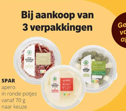 Promotie: Apero in ronde potjes