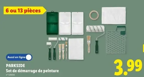 Offre: Set de démarrage de peinture