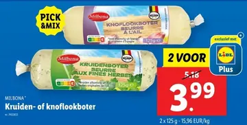 Aanbieding: Kruiden- of knoflookboter