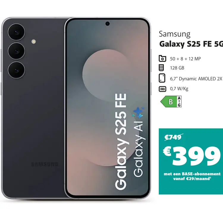 Promotie: Galaxy S25 FE 5G