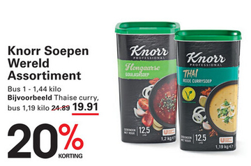 Aanbieding: Knorr Soepen Wereld Assortiment