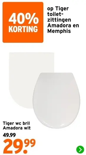 Aanbieding: Toiletzittingen Amadora en Memphis