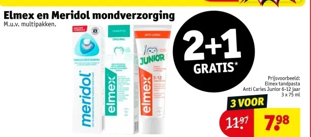 Aanbieding: Elmex en Meridol mondverzorging