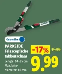 Aanbieding: Telescopische takkenschaar
