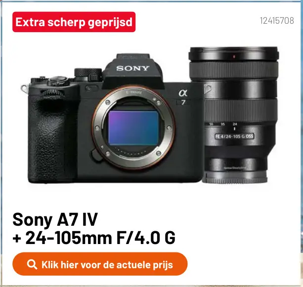 Promotie: A7 IV + 24-105mm F/4.0 G