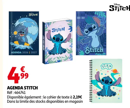 Offre: Agenda Stitch