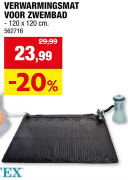 Promotie: Verwarmingsmat voor zwembad