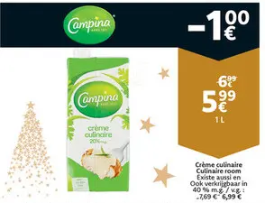 Offre: Crème culinaire