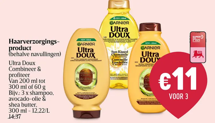 Promotie: Haarverzorgingsproduct (behalve navullingen) 
