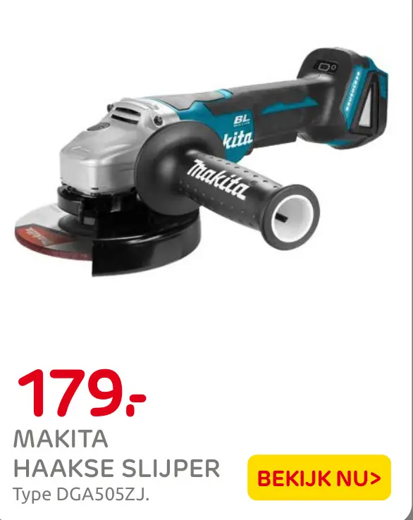 Aanbieding: Haakse slijper