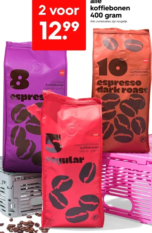 Aanbieding: koffiebonen