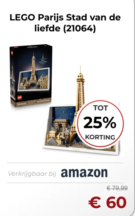 Aanbieding: Parijs Stad van de liefde (21064)