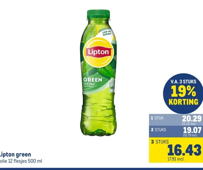 Aanbieding: Lipton green