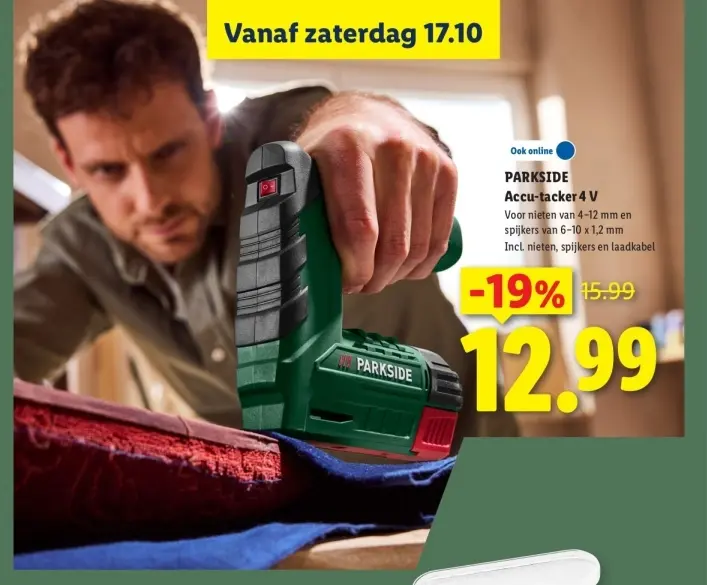 Aanbieding: Accu-tacker 4 V