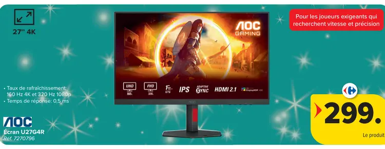 Offre: Écran U27G4R
