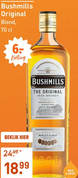 Aanbieding: Bushmills Original