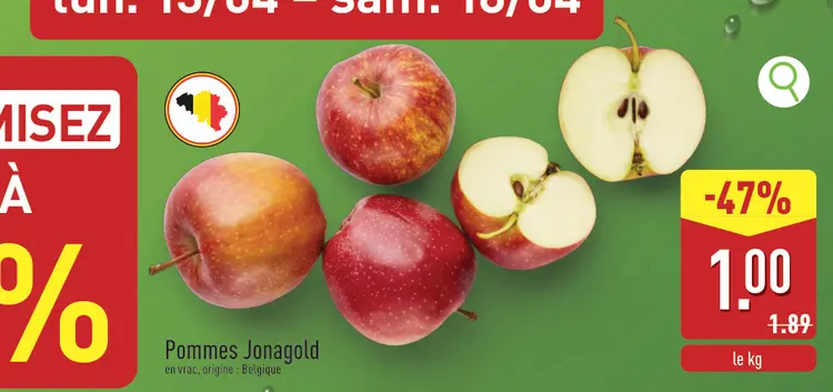 Offre: Pommes Jonagold