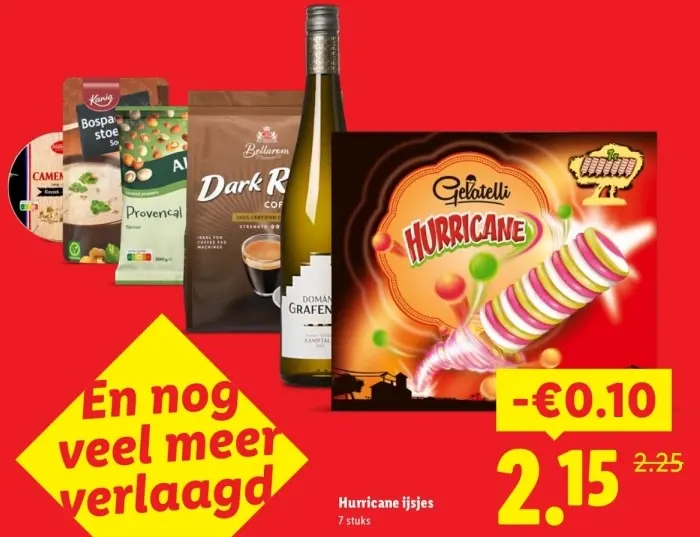 Aanbieding: Hurricane ijsjes