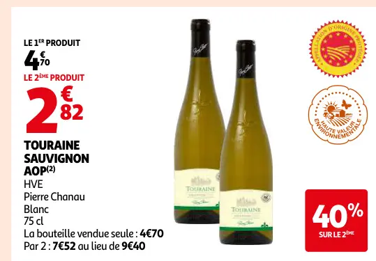 Offre: Touraine sauvignon aop(2)