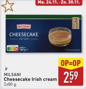 Aanbieding: Cheesecake Irish cream