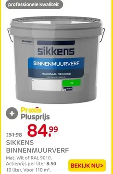 Aanbieding: Sikkens binnenmuurverf