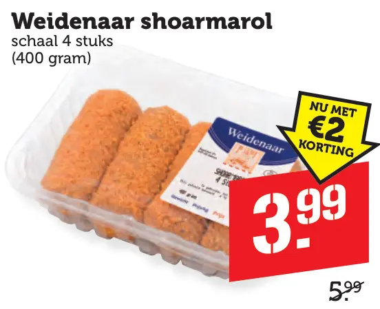 Aanbieding: Weidenaar Shoarmarol