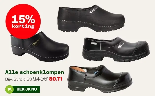 Aanbieding: Alle schoenklompen