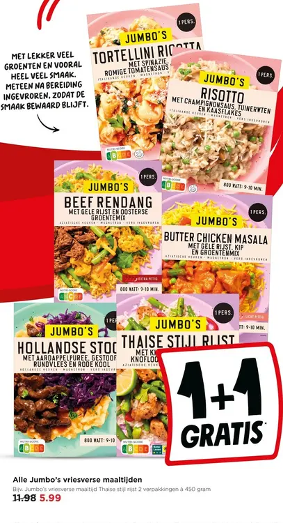 Aanbieding: Vriesverse maaltijden