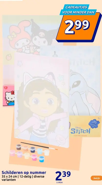 Aanbieding: Schilderen op nummer