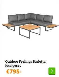 Aanbieding: Outdoor Feelings Barletta loungeset