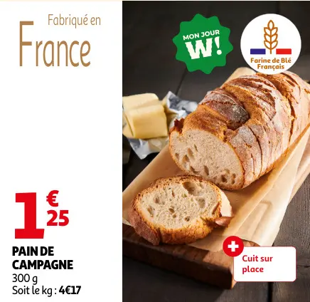 Offre: Pain de campagne