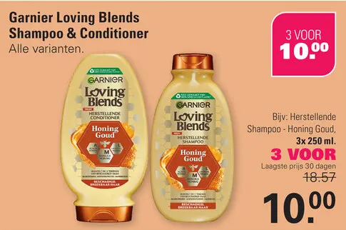 Aanbieding: Garnier Loving Blends Shampoo & Conditioner